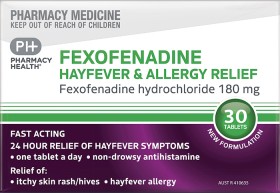 Pharmacy-Health-Fexofenadine-Hayfever-Allergy-Relief-30-Tablets on sale