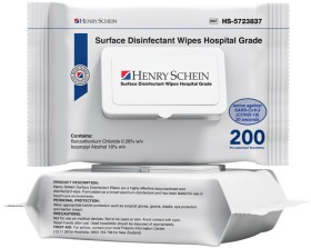 Henry+Schein+Surface+Disinfection+Wipe+200pk