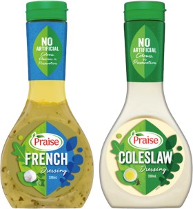 Praise+Dressing+330mL+Selected+Varieties