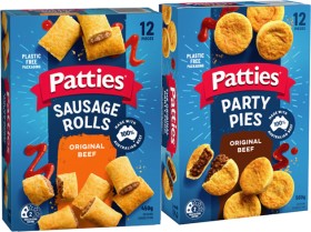 Patties+Party+Pies%2C+Sausage+Rolls%2C+Pasties+or+Quiches+12+Pack+Selected+Varieties