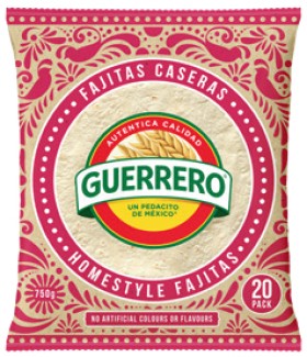 NEW+Guerrero+Homestyle+Fajitas+750g