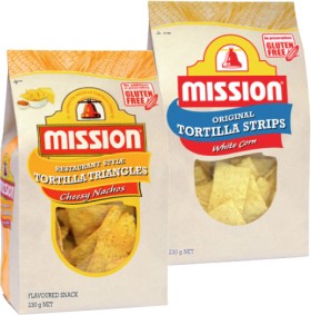 Mission+Tortilla+Corn+Chips+230g+Selected+Varieties