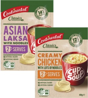 Continental-Cup-a-Soup-2-Serves-50g-75g on sale