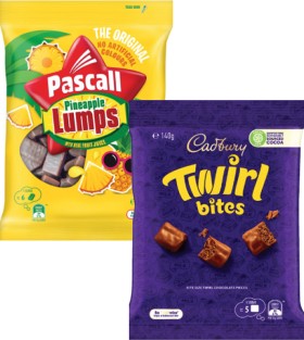 Cadbury+or+Europe+Bitesize+120g-160g+or+Pascall+Choc+Bites+160g-185g