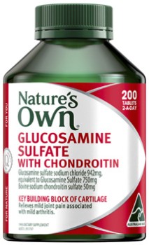 Nature%26%23039%3Bs+Own+Glucosamine+Sulfate+with+Chondroitin+Tablets+200+Pack