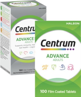 Centrum+Advance+Multivitamin+Tablets+100+Pack