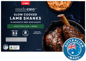 Coles+Made+Easy+Slow+Cooked+Lamb+Shanks+in+Red+Wine+Sauce+900g