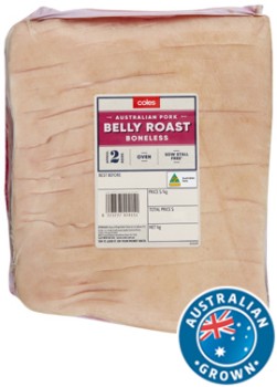 Coles+Australian+Pork+Belly+Roast+Boneless