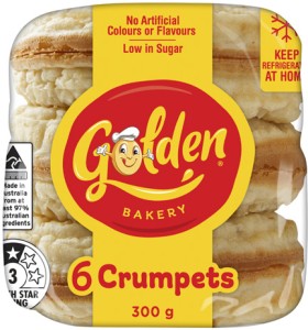 Golden+Crumpet+Rounds+6+Pack+300g