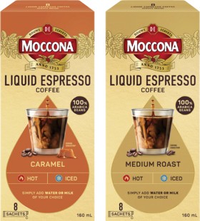 Moccona+Liquid+Espresso+Coffee+Sachets+8+Pack