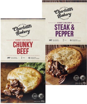 Charlotte%26%23039%3Bs+Bakery+Slow+Cooked+Pies+2+Pack+400g