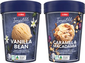 Coles+Irresistible+Ice+Cream+1+Litre