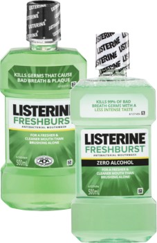 Listerine+Freshburst+or+Freshburst+Zero+Mouthwash+500mL