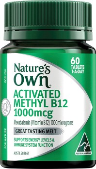 Nature%26rsquo%3Bs+Own+Activated+Methyl+B12+1000mcg+60+Tablets%2A