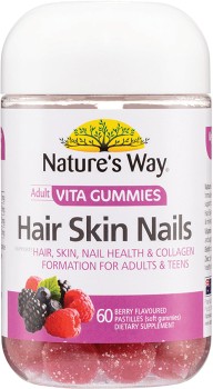Nature%26%23039%3Bs+Way+Adult+Vita+Gummies+Hair%2C+Skin+%26amp%3B+Nails+60+Pack%2A