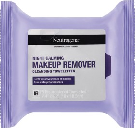 Neutrogena+Makeup+Remover+Night+Calming+Cleansing+Towelettes+25+Pack