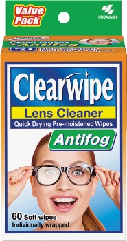 Clearwipe+Lens+Cleaner+Antifog+60+Wipes