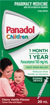 Panadol-Children-1-Month-1-Year-20mL-Easy-Dose on sale
