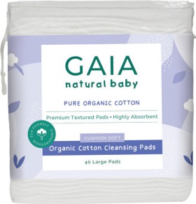 GAIA+Organic+Cotton+Cleansing+Pads+40+Pack