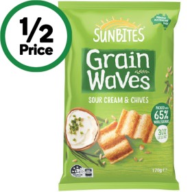 Sunbites-Grain-Waves-Wholegrain-Chips-170g on sale