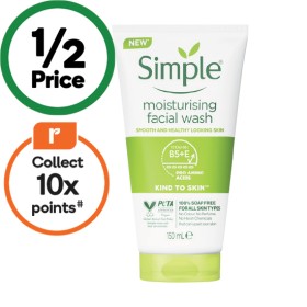 Simple+Kind+To+Skin+Moisturising+Facial+Wash+150ml
