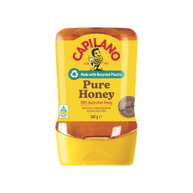 Capilano+100%25+Pure+Australian+Honey+or+Yellow+Box+Honey+Squeeze+340g