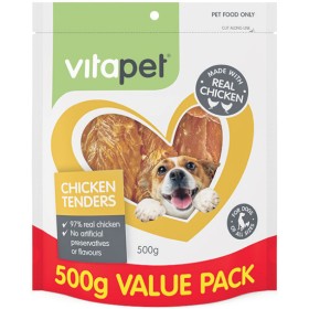 Vitapet+Chicken+Tenders+Dog+Treats+500g