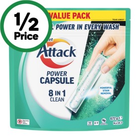 Biozet+Attack+Power+Laundry+Capsules+Pk+50
