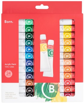 Born+12ml+Acrylic+Paint+24+Pack