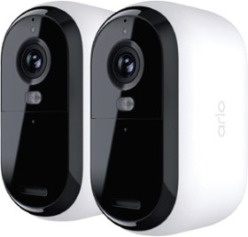 Arlo+Essentials+Outdoor+Camera+2K+Second+Gen+2+Pack