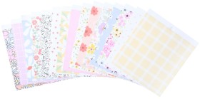 Born+Paper+Stack+15+x+15cm+Floral+30+Sheets