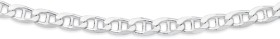Italian+Sterling+Silver+45cm+Dia-Cut+Anchor+Link+Chain