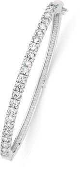 Silver+Full-Claw+CZ+62mm+Hinge+Bangle