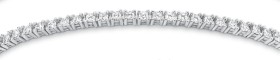 Sterling-Silver-4-Claw-Cubic-Zirconia-Friendship-Tennis-Bracelet on sale