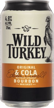 Wild+Turkey+Bourbon+and+Cola+Cans+10x375mL