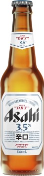 Asahi+Super+Dry+3.5%25+Lager+Bottles+330mL