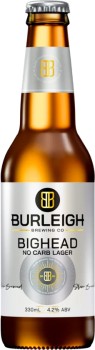 Burleigh-Brewing-Co-Big-Head-No-Carb-Beer-Bottles-330mL on sale