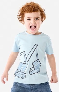 Chest-Print-T-Shirt on sale