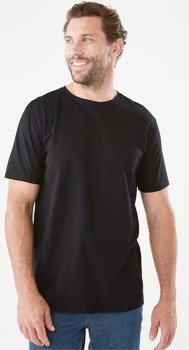 Plain+Crew+Neck+T-Shirts