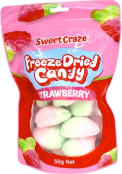 Sweet-Craze-Strawberry-Freeze-Dried-Candy-50g on sale