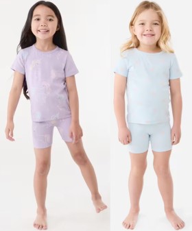 Short+Sleeve+Ribbed+Pyjama+Set