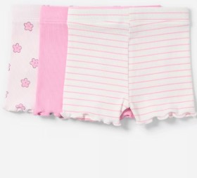 3+Pack+Rib+Shorts
