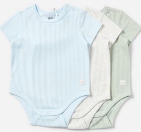 3-Pack-Short-Sleeve-Rib-Bodysuits on sale