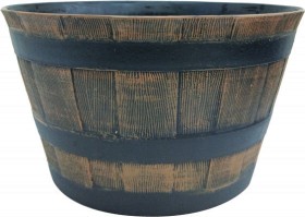 Whiskey+Barrel+Planter+39x22cm