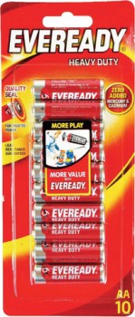 Eveready+Batteries+AA+10+Pack