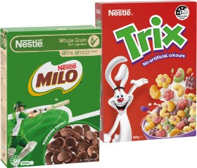 Nestl%26eacute%3B+Milo+Cereals+330-350g+or+Trix+310g+Selected+Varieties