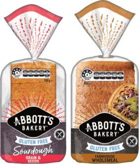 Abbott%26rsquo%3Bs+Village+Bakery+Gluten+Free+Bread+500g+Selected+Varieties