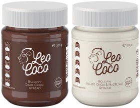 Leo+Coco+Belgian+Chocolate+Spread+325g+Selected+Varieties