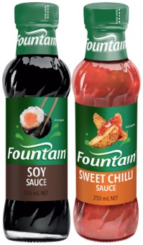 Fountain+Sauce+250mL+Selected+Varieties
