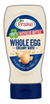 Praise+Whole+Egg+Squeezy+Mayo+470%E2%80%91500g+Selected+Varieties